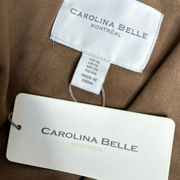 Carolina Belle Montreal | Taupe Waterfall Open Front Jacket - Picture 10 of 10